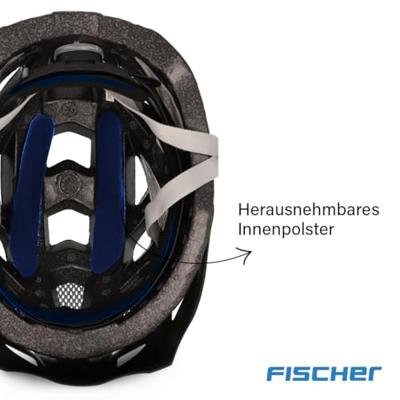 FISCHER FAHRRAD Urban Flower Fietshelm Zwart Confectiemaat: S/M Hoofdomvang: 55-59 cm