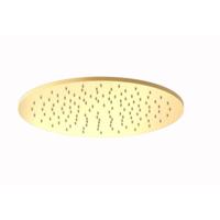 Plieger Roma hoofddouche rond Ø30 cm, geborsteld goud - thumbnail