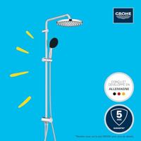 Grohe QuickFix Vitalio Start 250 glijstangset met regendouche en 3 straalsoorten chroom - thumbnail