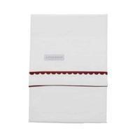 Little Dutch laken Pure Rust rounded geborduurd-70x100 cm - thumbnail