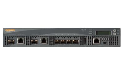 HP E Aruba 7220 (RW) 4p 10GBase-X (SFP+) 2p Dual Pers (10/100/1000BASE-T of SFP) Controller