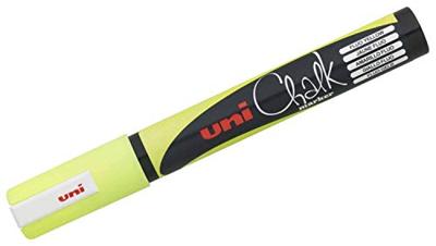 Uni-ball Krijtmarker fluo geel, ronde punt van 1,8 - 2,5 mm Uni-ball Krijtmarker fluo geel, ronde punt van 1,8 - 2,5 mm