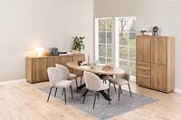 Sohome Eetkamerstoel 'Sophia' Bouclé, kleur Beige - thumbnail