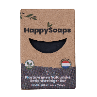 HappySoaps Gezichtsreiniger Bar Houtskool en Eucalyptus 70gr - thumbnail