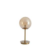 Light & Living Light&living Tafellamp Ø20x43 cm MEDINA glas amber+goud - thumbnail