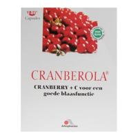 Cranberola Cranberry capsules 180 Vegetarische capsules - thumbnail