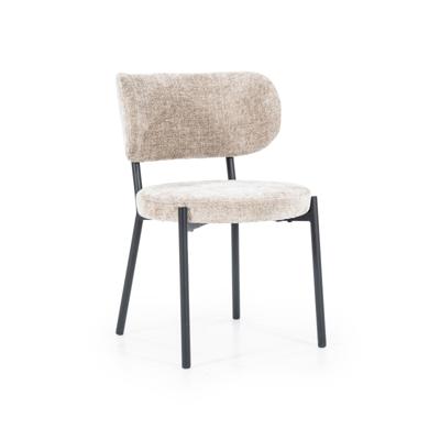 By-Boo Eetkamerstoel 'Oasis' Chenille, kleur Taupe By-Boo Eetkamerstoel 'Oasis' Chenille, kleur Taupe