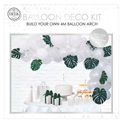 Globos Ballonnen boog set wit Globos Ballonnen boog set wit