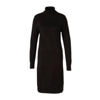 Saint Tropez fijngebreide jurk Mila zwart - thumbnail