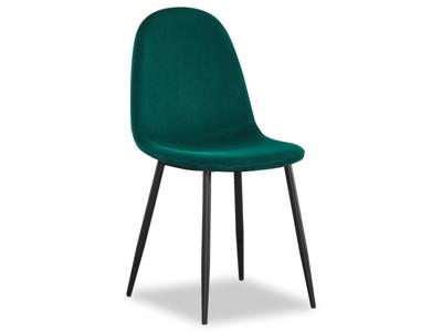 Stoel BOYA fluweel groen Stoel BOYA fluweel groen