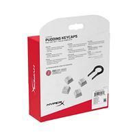 HyperX Pudding Keycaps Full Key Set (White PBT) - thumbnail