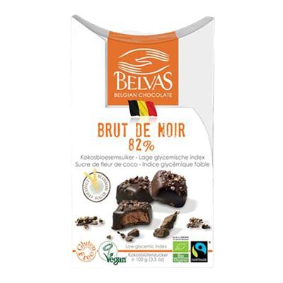 Belvas Brut de noir 82% bio 100 Gram
