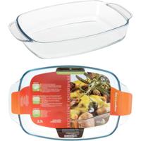 Excellent houseware ovenschaal 2,3l glas braadslede hitte bestendig - thumbnail