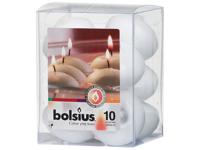 Bolsius Drijfkaarsen Wit - 10 Stuks - thumbnail
