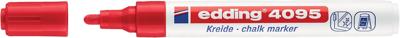 Krijtstift edding 4095 rond 2-3mm rood