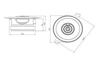 JBL Club 322F 2-weg coaxiale inbouwluidspreker 75 W Inhoud: 2 stuk(s) - thumbnail