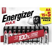 Energizer Max AA batterij (penlite) Alkaline 1.5 V 20 stuk(s) - thumbnail