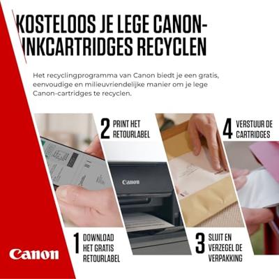 Canon Inktcartridge CLI-581 XXL Origineel Combipack Zwart, Cyaan, Magenta, Geel 1998C007