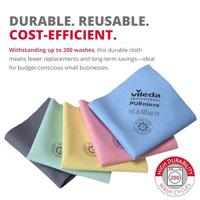 Vileda microvezeldoek Purmicro Active, pak van 5 stuks, rood - thumbnail