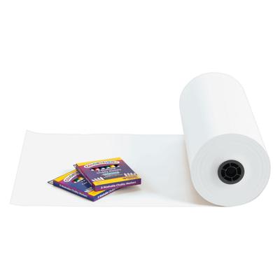 Colorations - rol papier wit, 305m