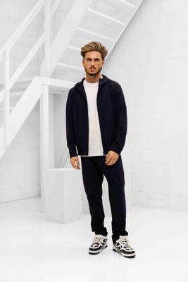 Cou7ure Essentials Reflection Hoodie Trainingspak Heren Donkerblauw - Maat S - Kleur: Donkerblauw | Soccerfanshop