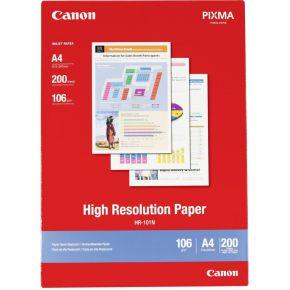 Canon HR-101N 1033A001 Fotopapier DIN A4 100 g/m² 200 vellen Fotokwaliteit Canon HR-101N 1033A001 Fotopapier DIN A4 100 g/m² 200 vellen Fotokwaliteit