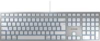 CHERRY KC 6000 SLIM FOR MAC toetsenbord Kantoor USB AZERTY Frans Zilver - thumbnail