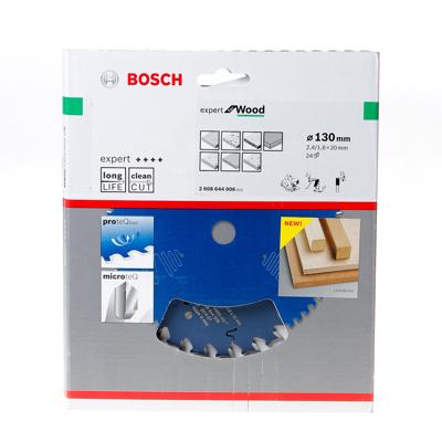 Bosch Accessories Expert for Wood 2608644006 Cirkelzaagblad 130 x 20 x 1.6 mm Aantal tanden: 24 1 stuk(s) Bosch Accessories Expert for Wood 2608644006 Cirkelzaagblad 130 x 20 x 1.6 mm Aantal tanden: 24 1 stuk(s)