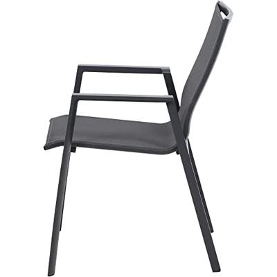 Siena Garden Reno M21940 Tuinstoel Aluminium Antraciet (mat), Grijs - thumbnail
