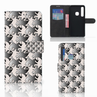 Samsung Galaxy A9 2018 Telefoonhoesje met Pasjes Salamander Grey - thumbnail