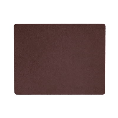 LIND DNA - Dinner Mat Square - Placemat 35x45cm Hippo Plum LIND DNA - Dinner Mat Square - Placemat 35x45cm Hippo Plum