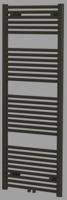 Royal Plaza Sorbus radiator 60x180cm 990watt recht met midden aansluiting mat zwart 77990 - thumbnail