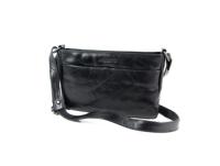 Micmacbags Porto Schoudertasje Zwart - thumbnail