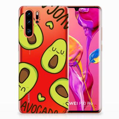 Huawei P30 Pro Telefoonhoesje met Naam Avocado Singing Huawei P30 Pro Telefoonhoesje met Naam Avocado Singing
