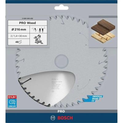 Bosch Accessories Optiline 2608640432 Hardmetaal-cirkelzaagblad 216 x 30 x 2 mm Aantal tanden: 48 1 stuk(s)