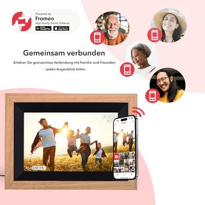Rollei Smart Frame WiFi 105 Wooden Br
