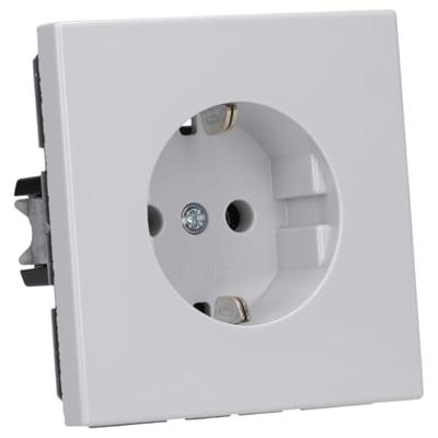 Jung LS1520LG Wandcontactdoos met randaarde Inzetstuk 1-voudig Grijs 1 stuk(s)