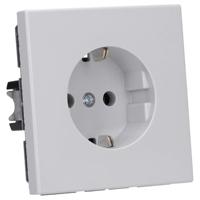 Jung LS1520LG Wandcontactdoos met randaarde Inzetstuk 1-voudig Grijs 1 stuk(s) - thumbnail