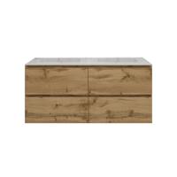 Badkamermeubelset Gliss Zeus 140 cm Natuur Eiken - thumbnail