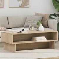 Salontafel Sonoma Eiken 100 x 46 x 35 cm Bewerkt hout - thumbnail
