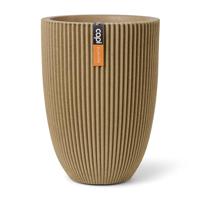 Capi nature groove nl elegant laag vaas 46x58 cm - thumbnail