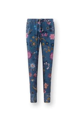Pip Studio Bobien Lange Broek Coco Flower Blauw XS