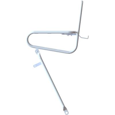 Steco Smooth voordrager 25cm kroonboutmontage wit