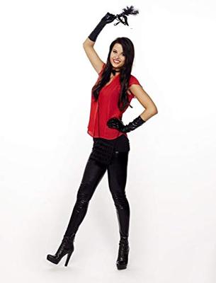 Legging metallic zwart