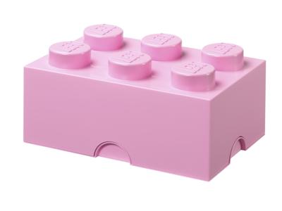 LEGO Opbergdoos Brick 6 (Roze)