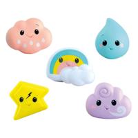 Playgo badspeelgoed weersinvloeden in net - 5dlg. - thumbnail