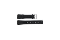 Skagen horlogeband 331XLSLB / 331XLSLC Glad leder Zwart 20mm - thumbnail