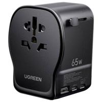 UGREEN S550 65W Universal Travel Adapter Reislader 65 W USB-C, USB-A QC 4+ Zwart, Grijs GaN - thumbnail