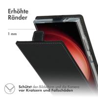 Accezz Flipcase Samsung Galaxy S24 Ultra Telefoonhoesje Zwart - thumbnail