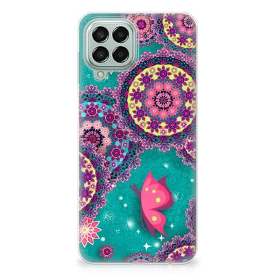 Samsung Galaxy M33 | Hoesje maken | Cirkels en Vlinders